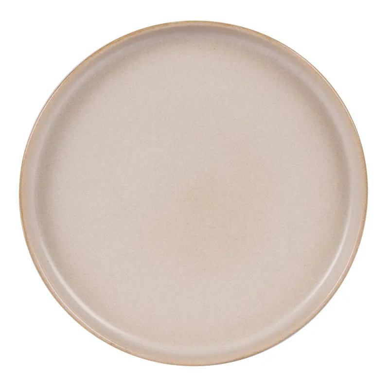 Assiette plate Uno sable 28 cm (lot de 6)