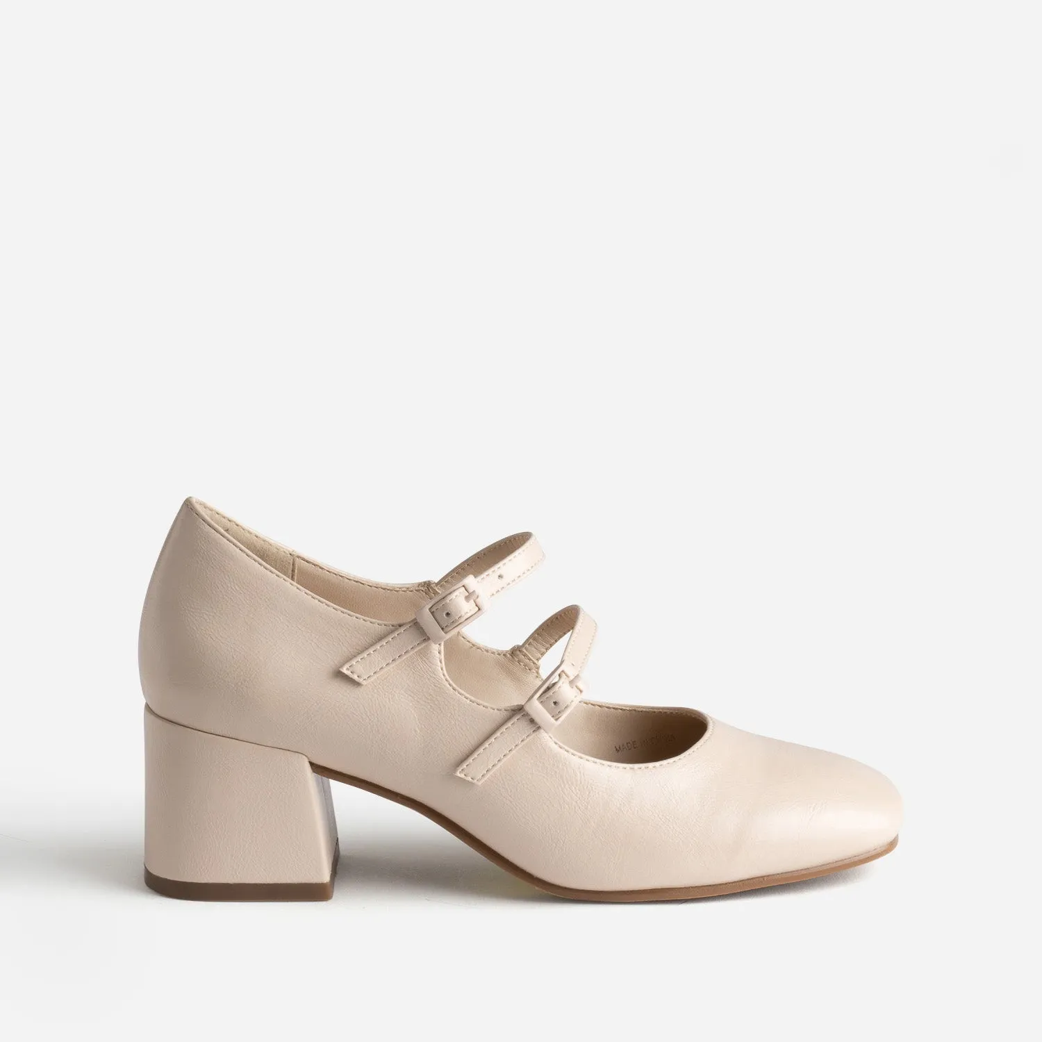 Babies beige nude double bride - Escarpins Femme | ERAM