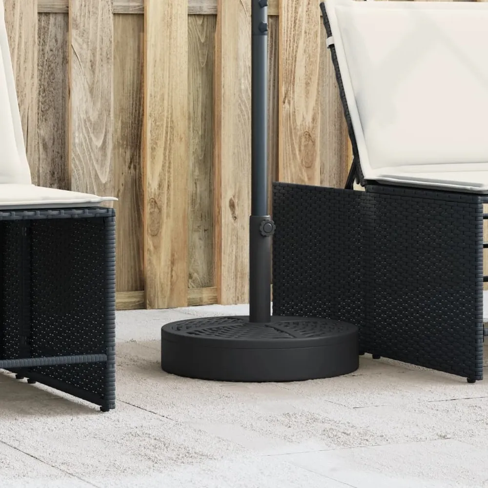 Base de parasol pour mâts ø38 / 48 mm 25 kg rond