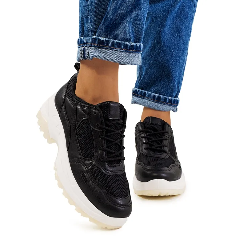 Baskets Depretis noires le noir