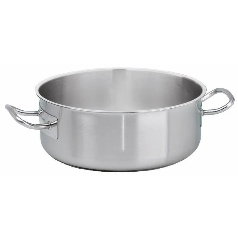 Batterie de cuisine inox pro 18/10 de ø28 cm - 6,7 litres