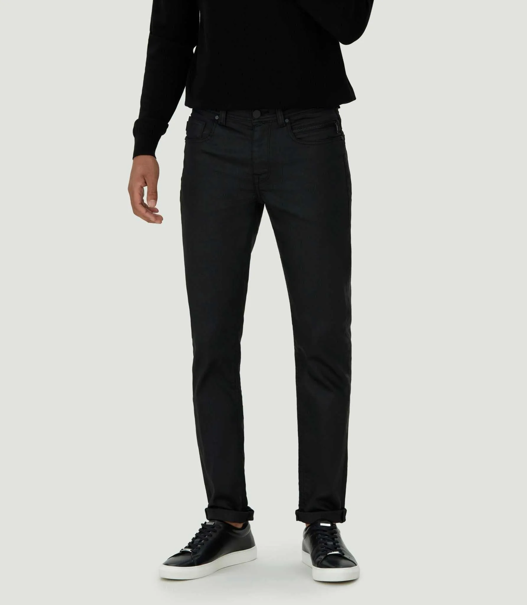 Black Coated Slim Jeans Redison