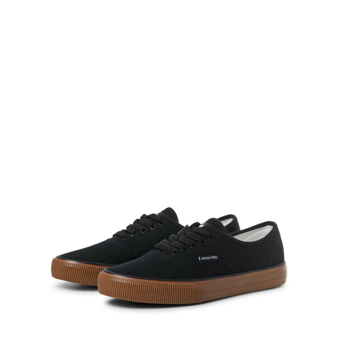 Black Cotton Low Top Sneakers by Gage | 3 Suisses