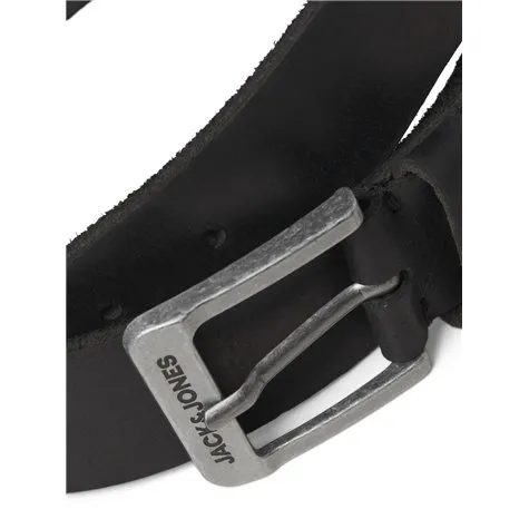 Black leather belt - Jack&Jones