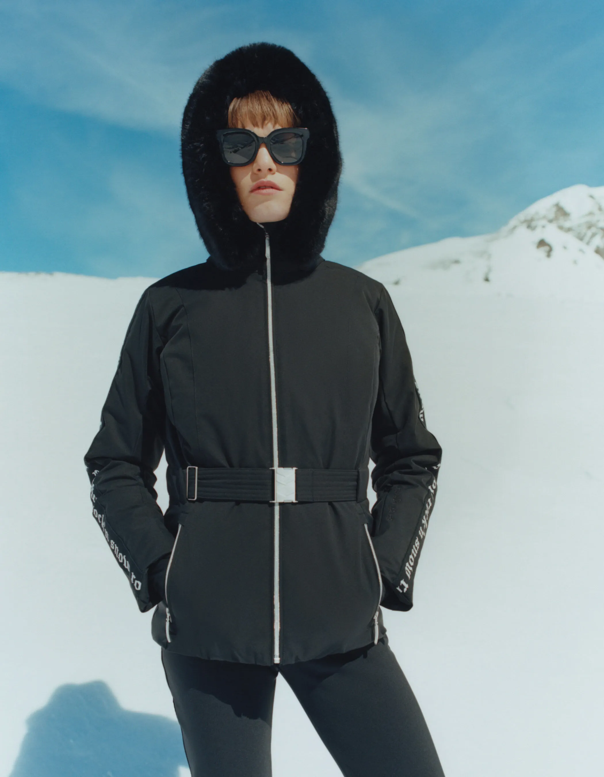 Black Rock Message Puffer IKKS x DUVILLARD for Women