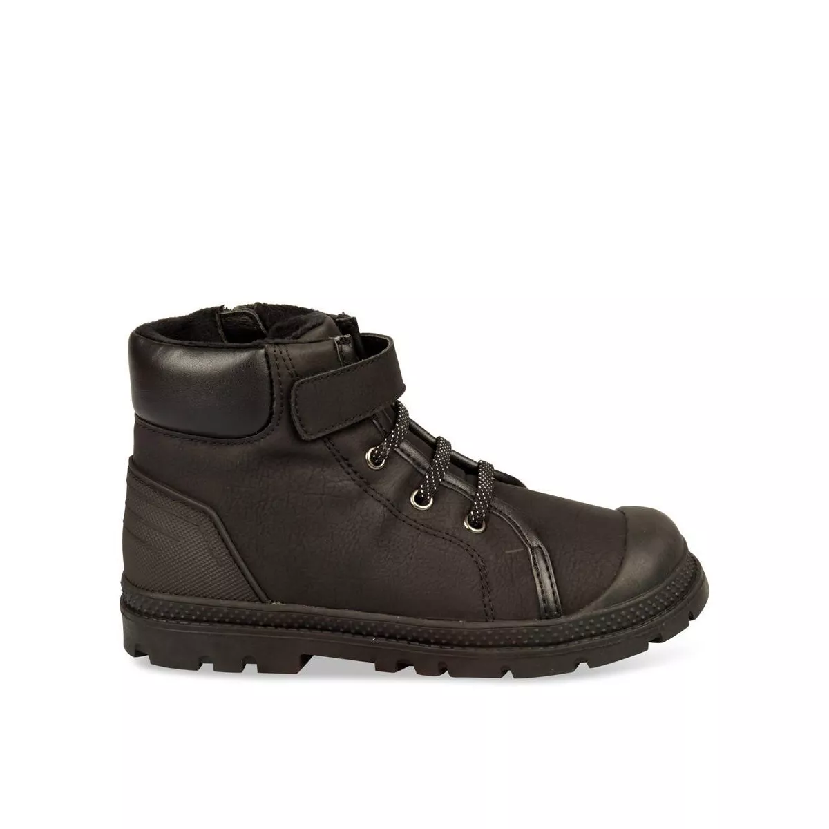 Black TAMS ankle boots