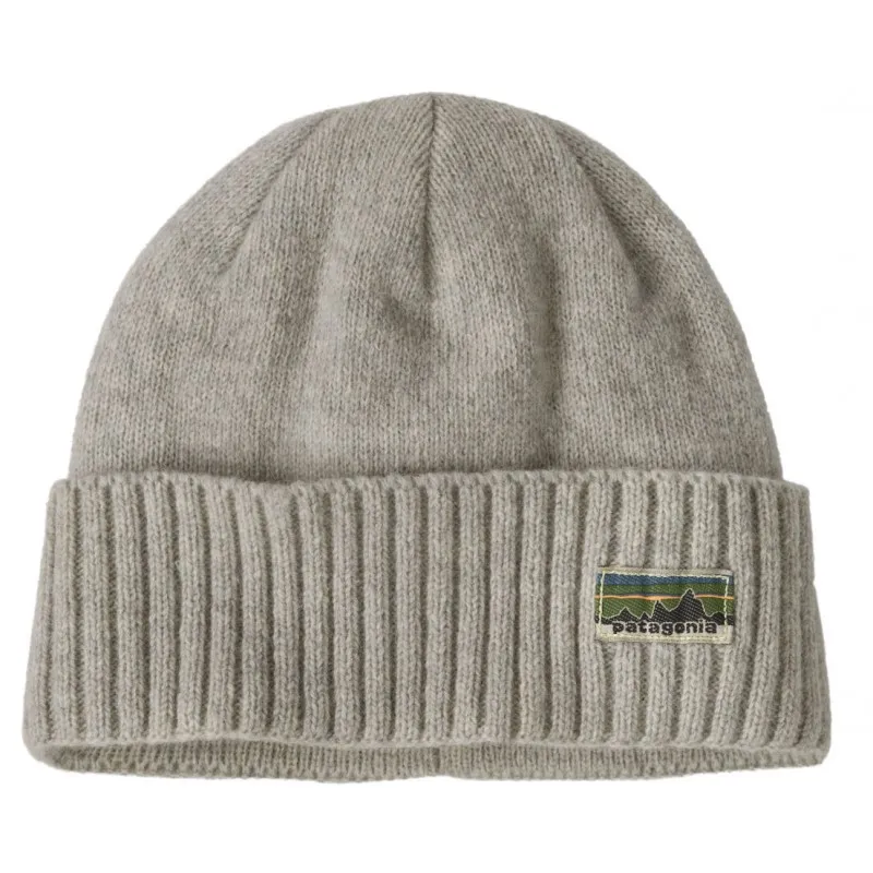 Patagonia Brodeo Beanie Grey Crisp 2025 at SportAixTrem