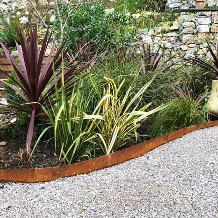Bordure en Acier Corten Core Edge 5 m - 10 cm | MarketOnWeb