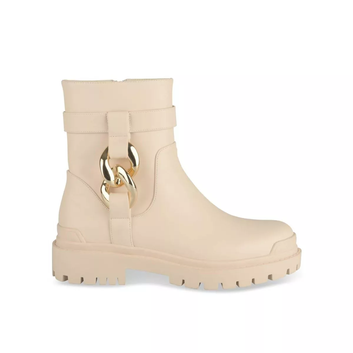 MERRY SCOTT beige ankle boots