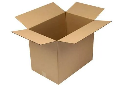 Boîte pliante en carton ondulé TransPak 2 parois dimensions intérieures 600 x 400 x 500 mm qualité 2.30BC paquet de 15 299382 ac