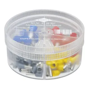 Boîtiers d'assortiment, avec embouts de câble isolés Knipex