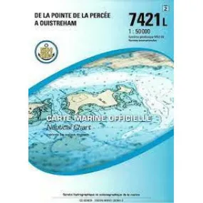 CARTE SHOM 7421L PTE PERCE  OUISTREHAM
