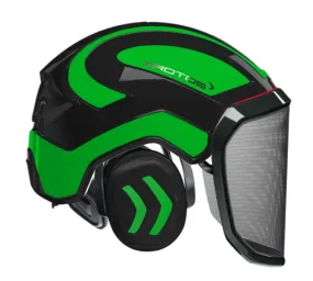 Casque Protos® Integral Forest Pfanner (Noir et Vert Néon)