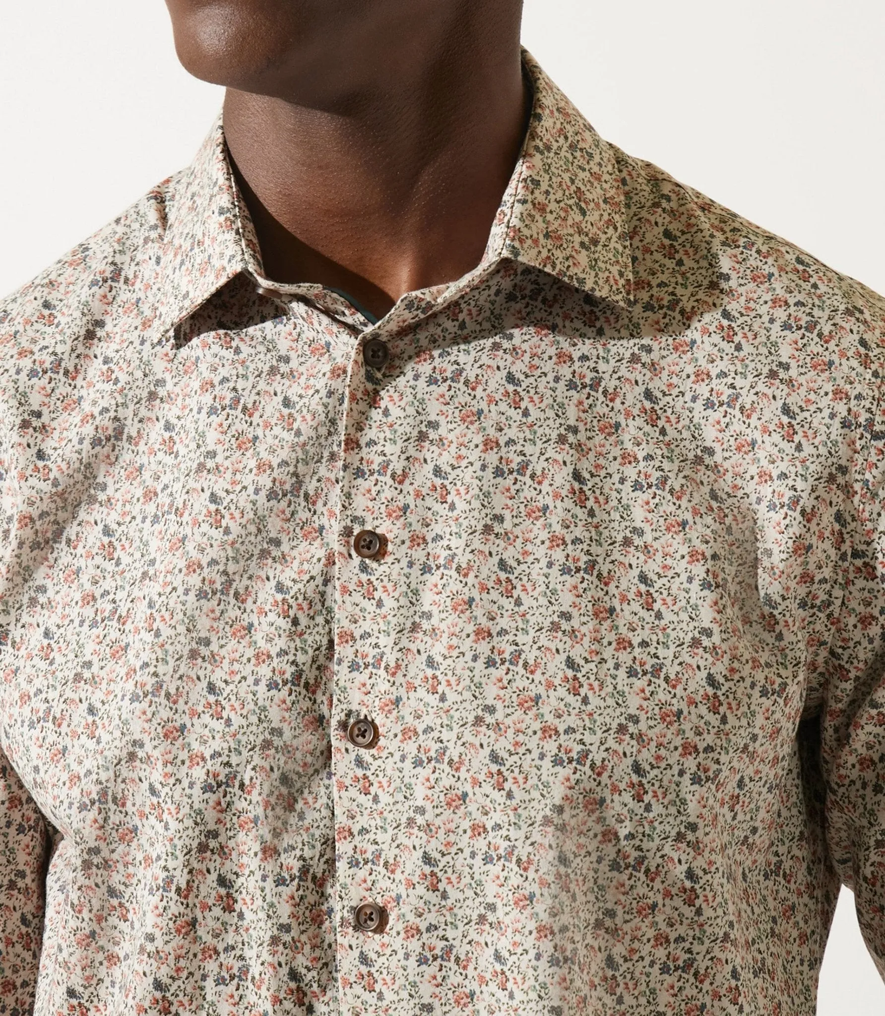 Chemise à imprimé beige JACK