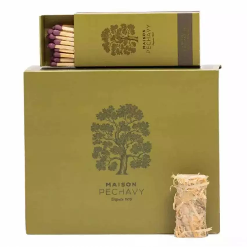 Coffret VICTORIA allume-feux et allumettes / 1 coffret de 35 allumettes / 56 allume-feux / Maison Pechavy