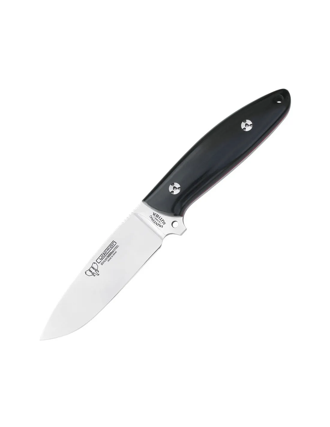 Couteau de chasse Cudeman Suther, manche micarta noir ⚔️ Boutique Épées