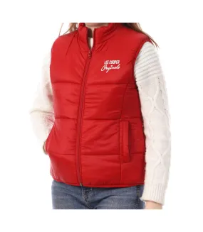 Lee Cooper Osmos Red Women's Sleeveless Puffer Jacket