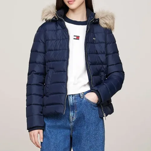 Navy Blue Tommy Hilfiger Women's Down Jacket