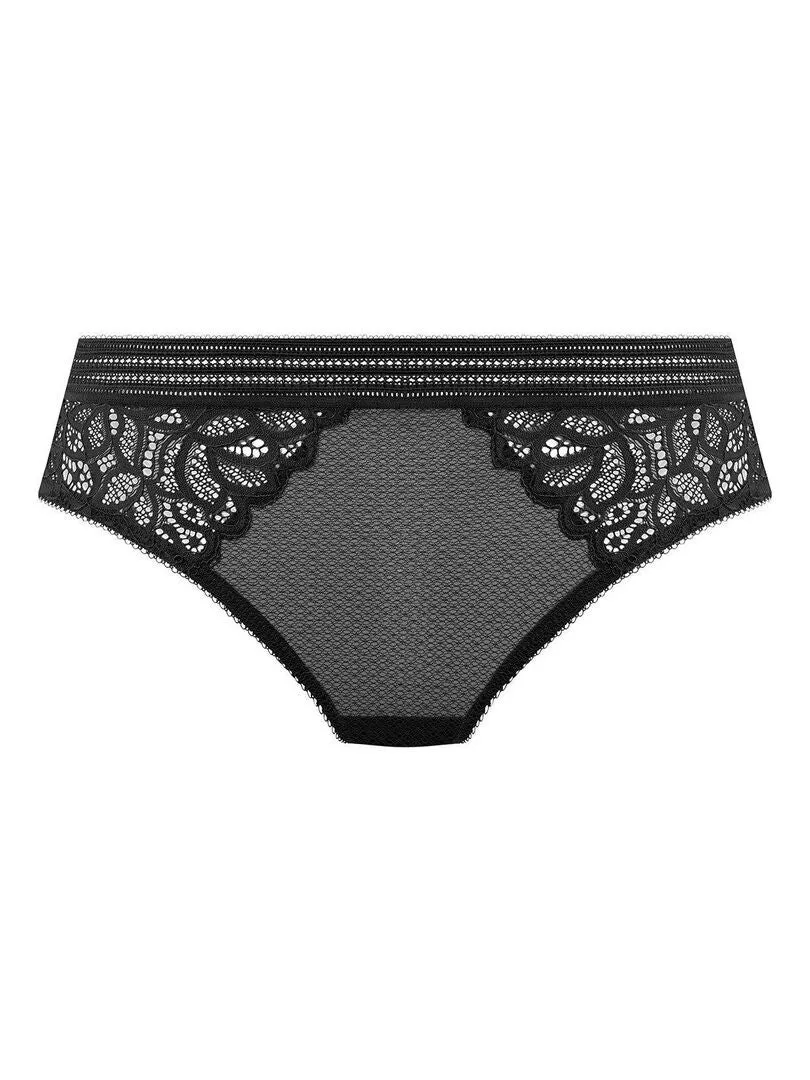 Elegant Black Lace Culottes