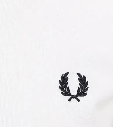 Fred Perry T-Shirt Ringer Blanc M3519-100 Ringer commander e