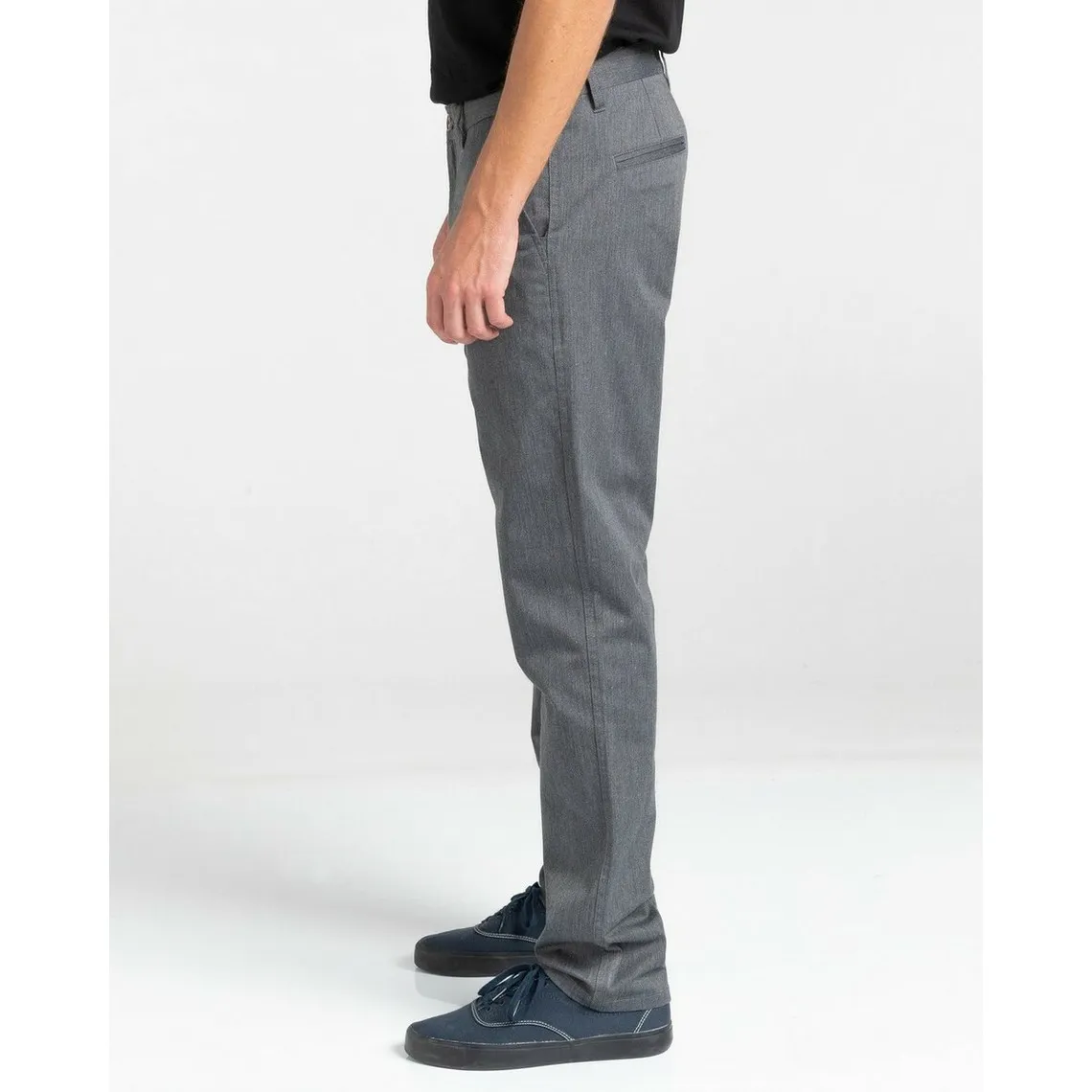 Howland Classic Blue Cotton Chino Pants for Men by Element on MenCorner