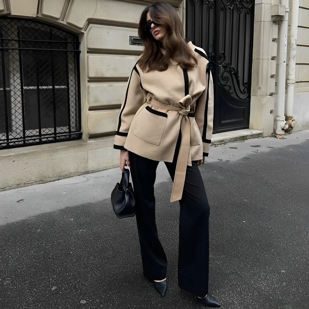 Josslyn - Manteau en laine chic et ample