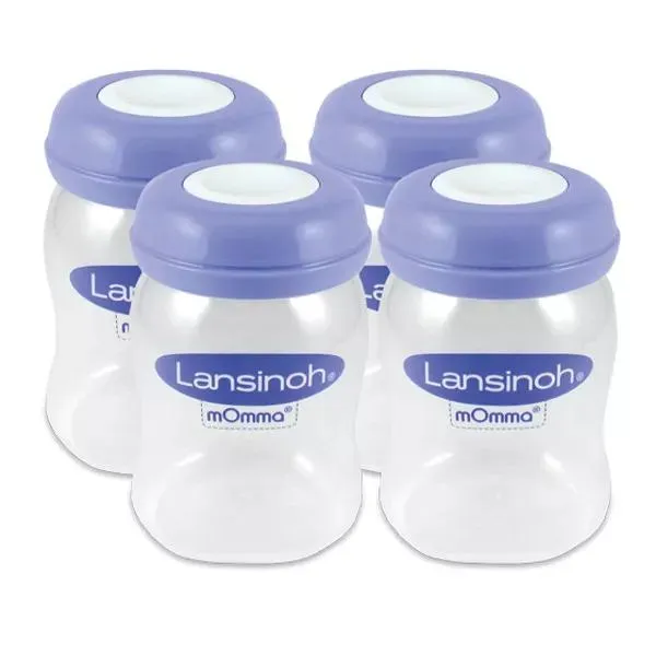 Lansinoh Pots de conservation de lait maternel 4x160ml