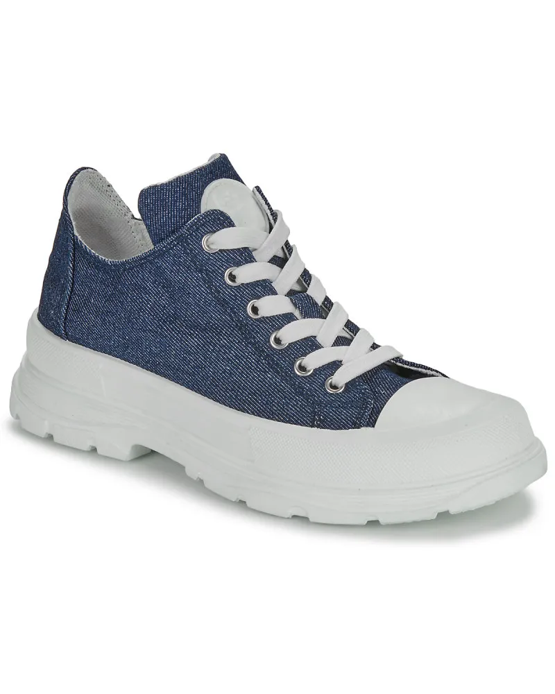 Les Petites Bombes DENISSA Blue Low Top Trainers