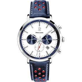Montre Homme Pierre Lannier Baron - 219G106 Bracelet Cuir Bleu | 3 Suisses