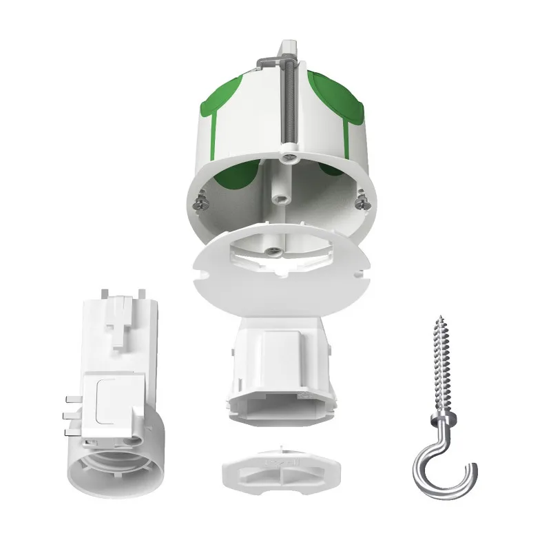 Multifix Air DCL, boîte de centre avec couv. Affleur, connecteur, douille, piton (IMT35021)