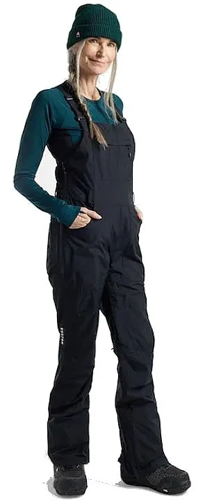 Pantalon Burton Avalon Bib 2L Gore-Tex True Black women's