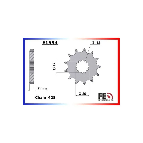 PIGNON PSB PEUGEOT 50.XP6'98/07 11 428