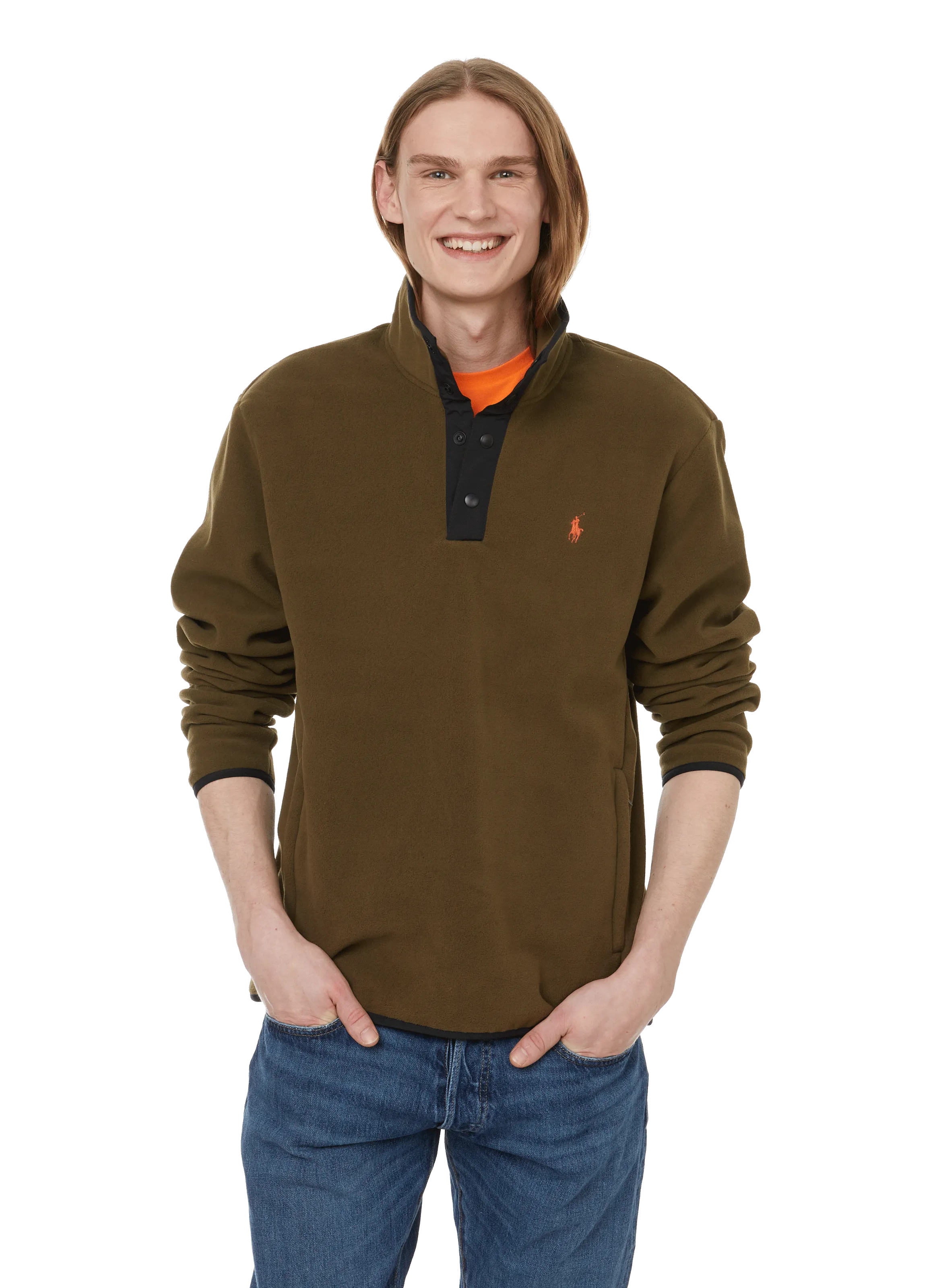 POLO RALPH LAUREN Recycled Polyester Fleece Sweatshirt - Green