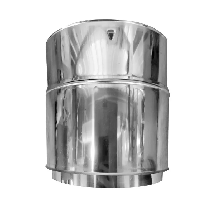 Raccord atrier en inox rigide de 153 mm et flexible de 150 mm