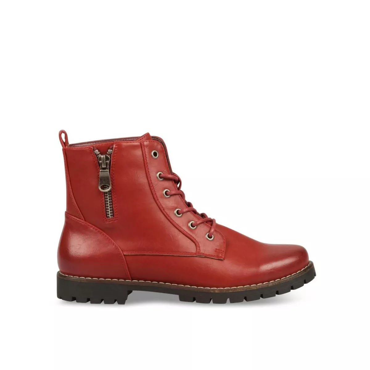 Red Merry Scott ankle boots