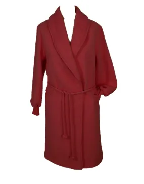 robe de chambre femme laine des pyrenees en stock griotte