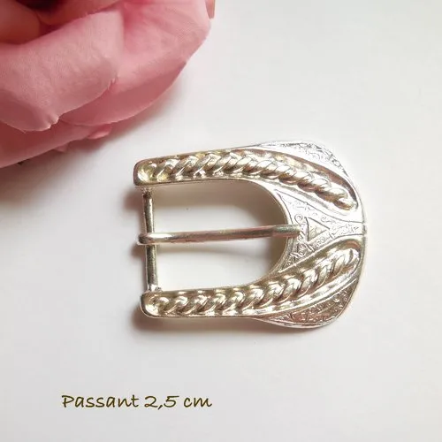 Silver Metal Belt Buckle
