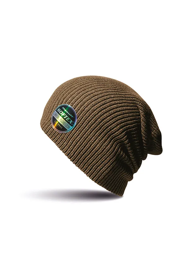 Soft Knit-Lined Long Advertising Beanie - Promotional Clothing