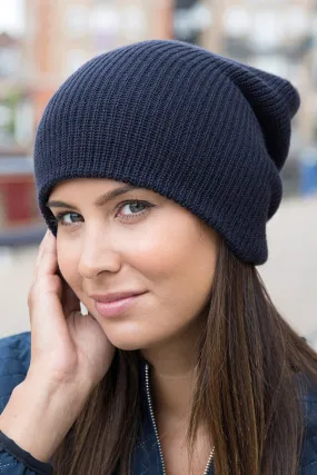Soft Knit-Lined Long Advertising Beanie - Promotional Clothing