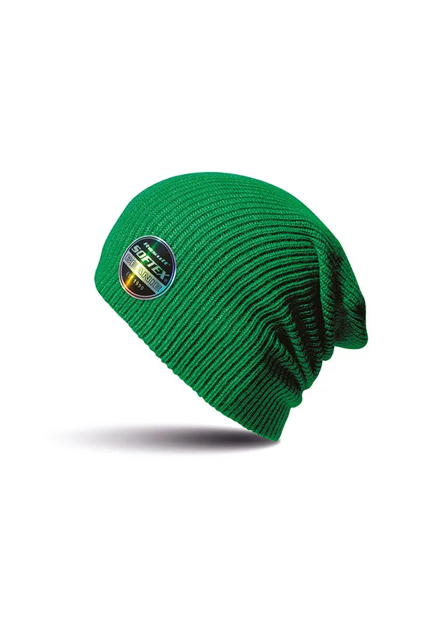 Soft Knit-Lined Long Advertising Beanie - Promotional Clothing