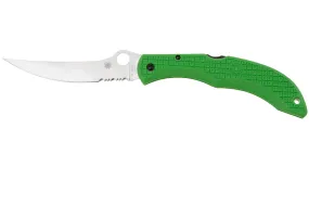 Spyderco Catcherman Salt Green LC200N C17PSGR couteau de poche Sprint Run