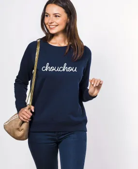 Feminine sweatshirt scrunchie