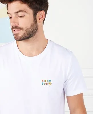 Men's embroidered feel good sweatshirt