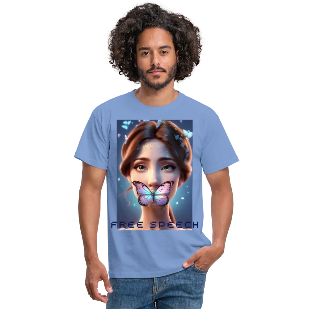 T-shirt Homme, Free speech