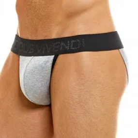 Thong Back T - Gray - Modus Vivendi: Sale of Briefs and Headbands for Men.