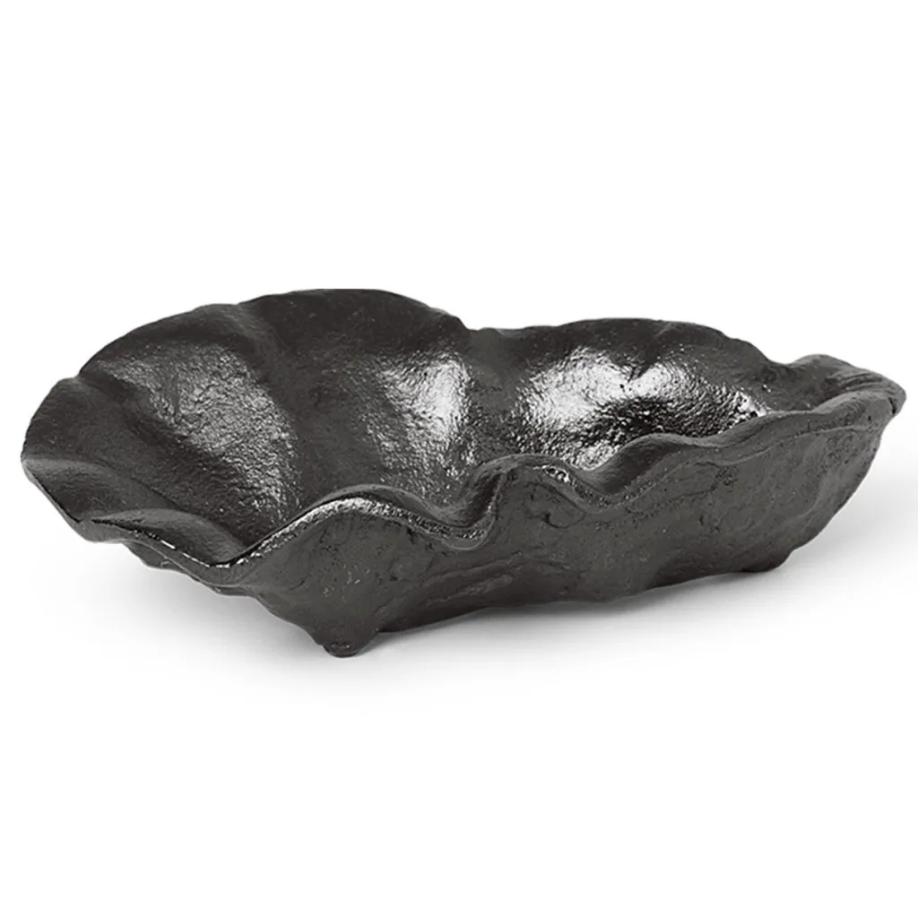 Vide poche OYSTER 10,5 cm, noir, laiton, ferm LIVING ✔ 39 € ⭕ Kulina