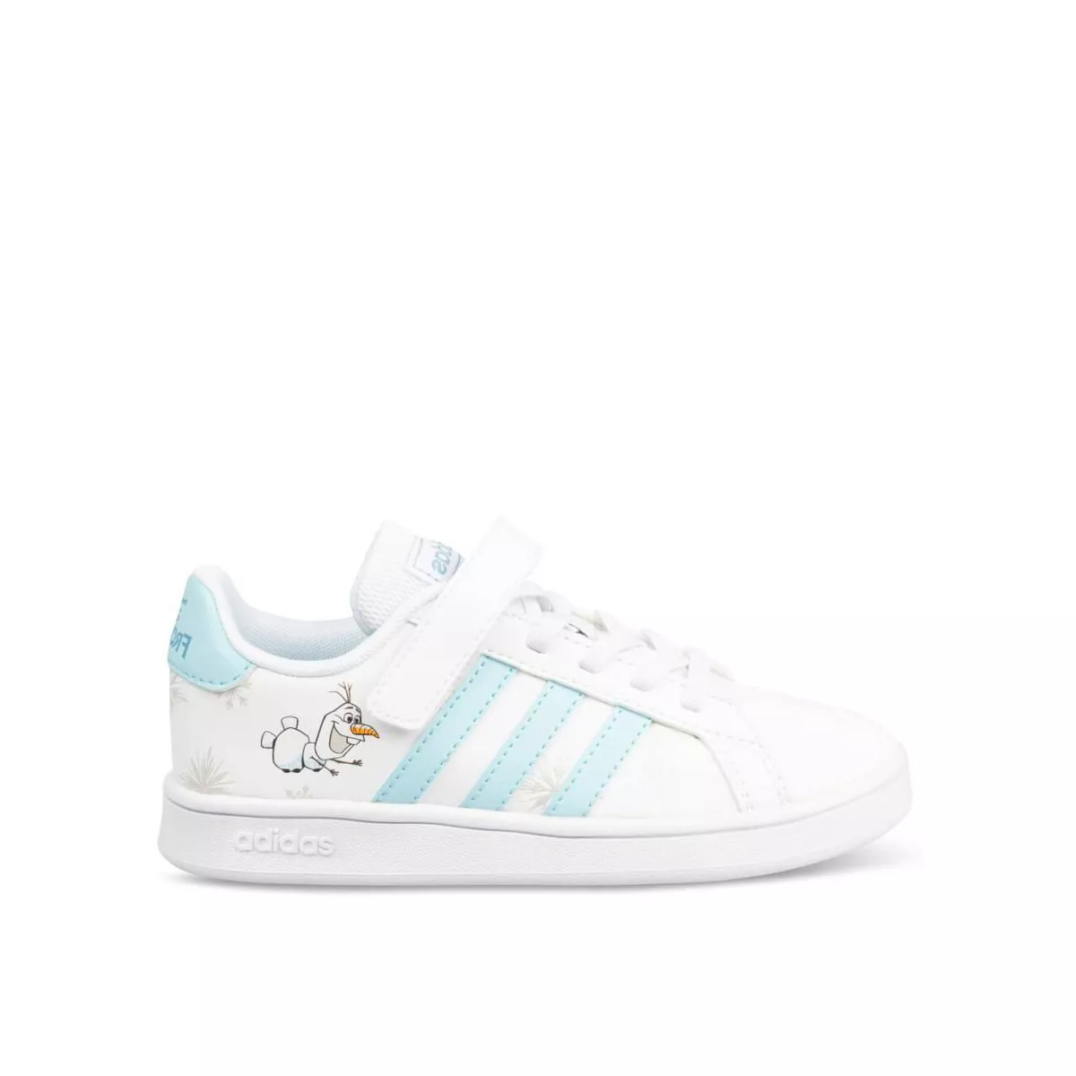 White Adidas Grand Court C Frozen Sneakers