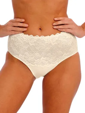 White lace high-waisted Eglantine panties