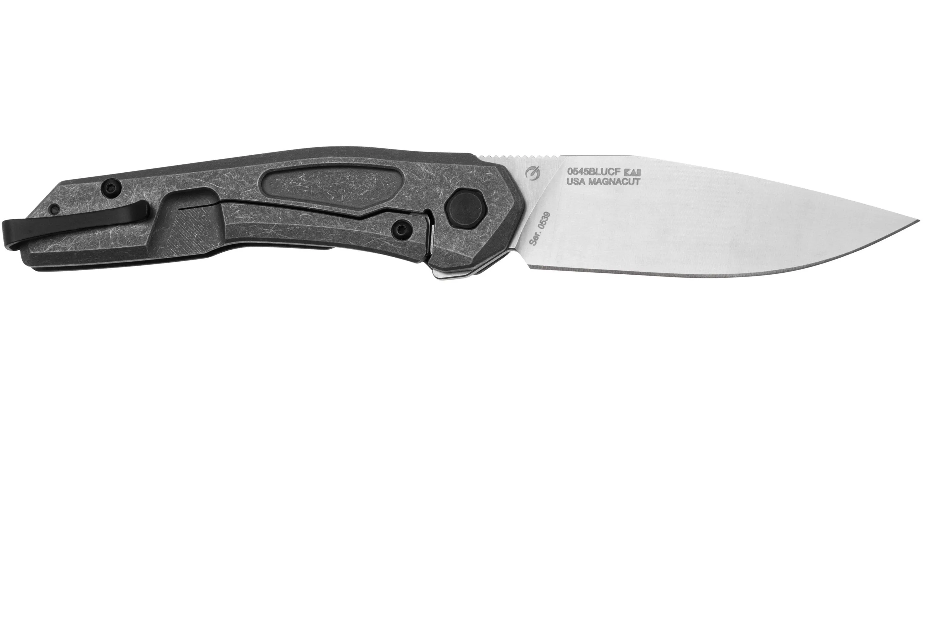 Zero Tolerance 0545BLUCF Factory Special Series, Blue Carbon Fiber, couteau de poche